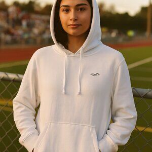Woman's Hollister White Hoodie Size S